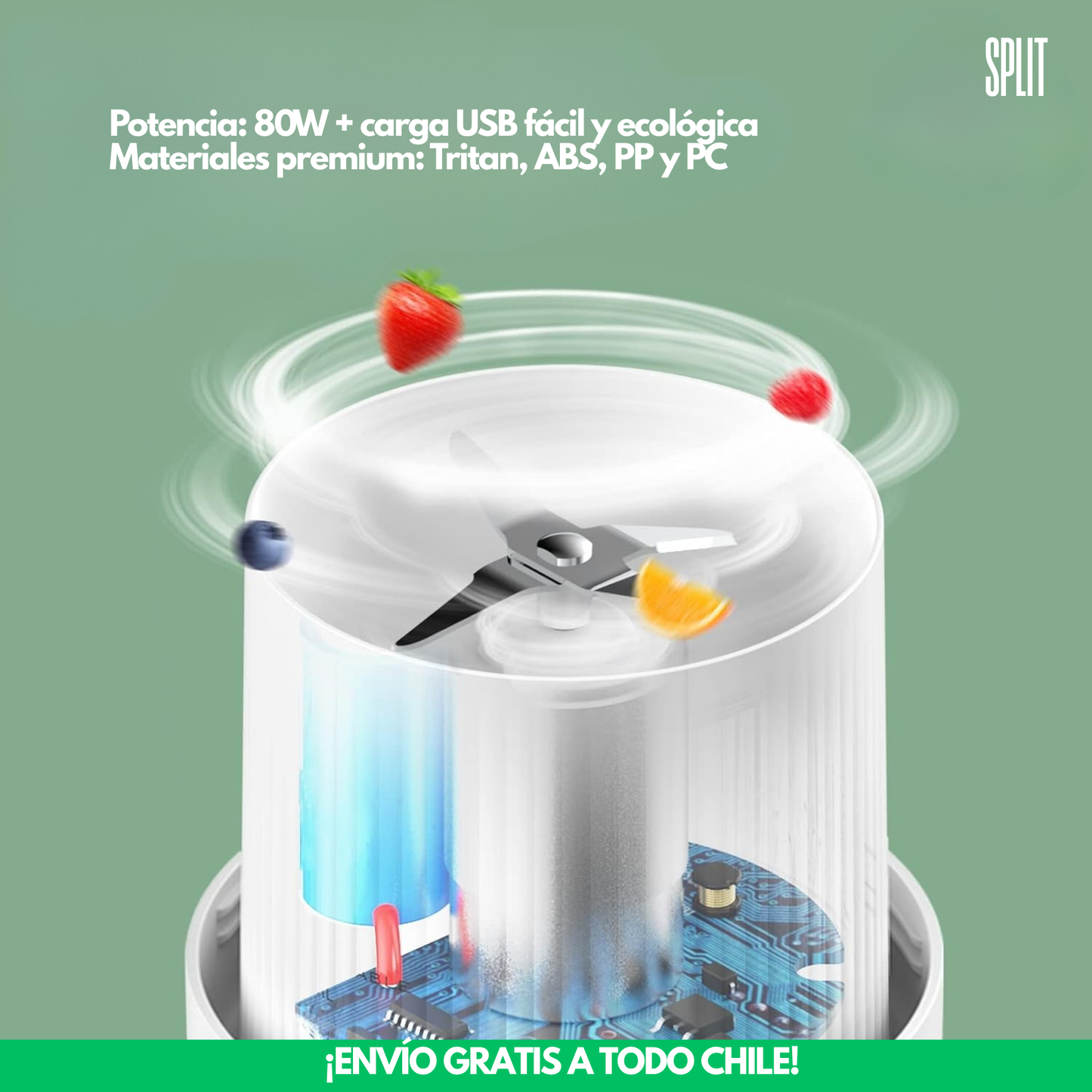 LICUADORA PORTÁTIL FRESH JUICE