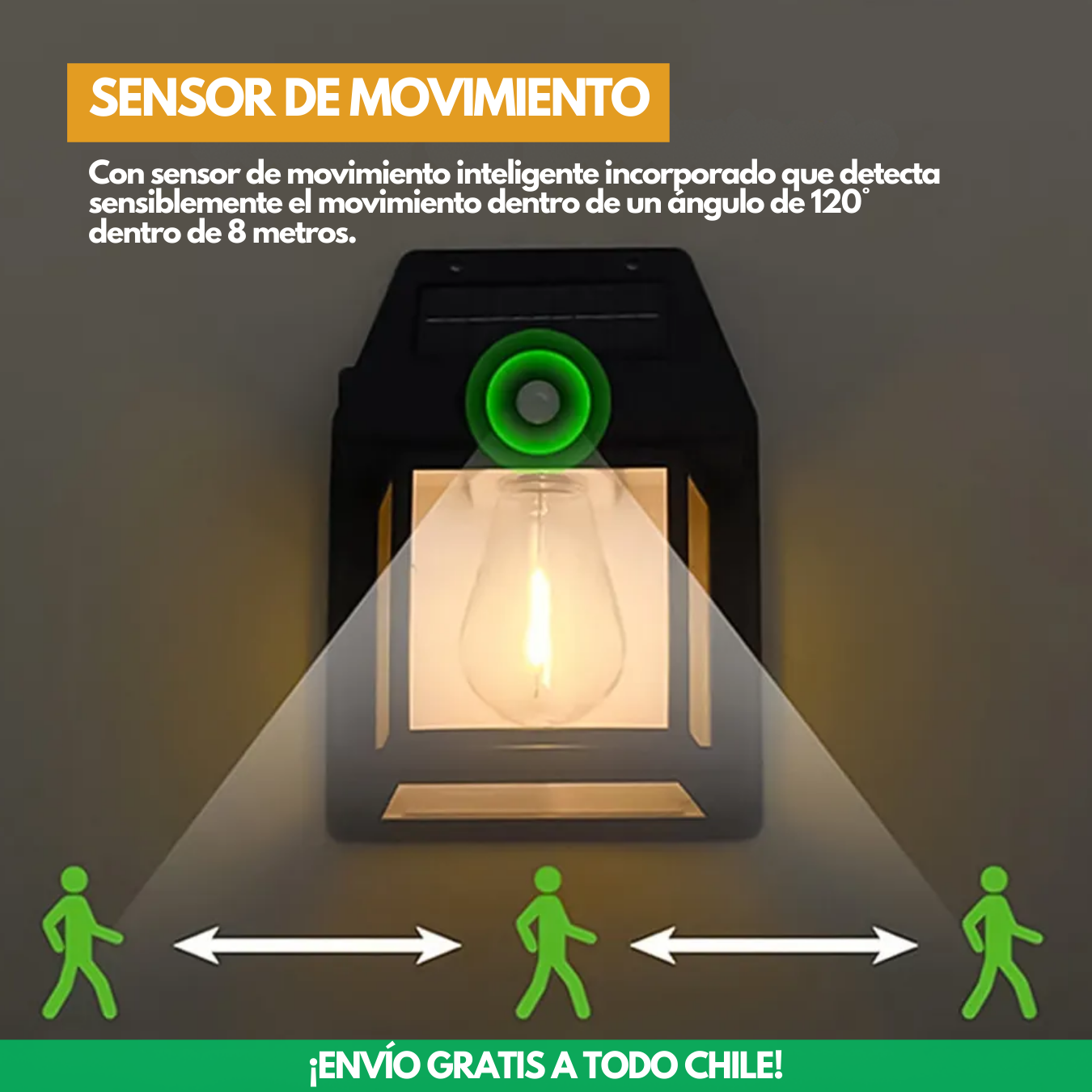 LAMPARA SOLAR - OFERTA 4 UNIDADES