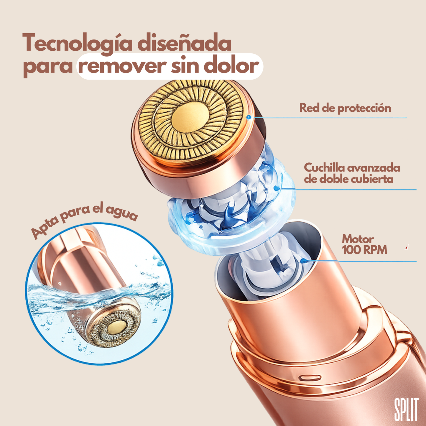 DEPILADORA FACIAL MINI