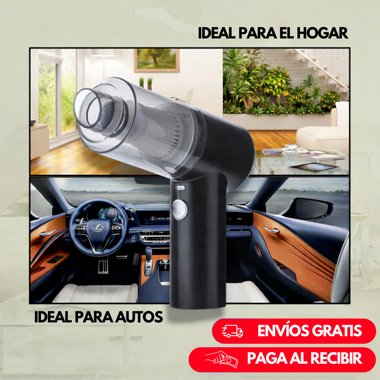 Aspiradora de Mano Portatil ¡25% OFF!