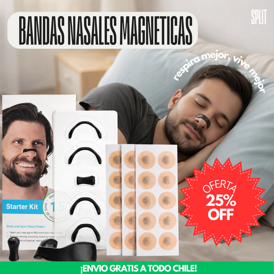 TIRAS NASALES MAGNÉTICAS - 2 CAJAS - ¡25% OFF!